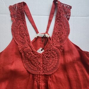 New Solitare 100% Linen Dress .Size M